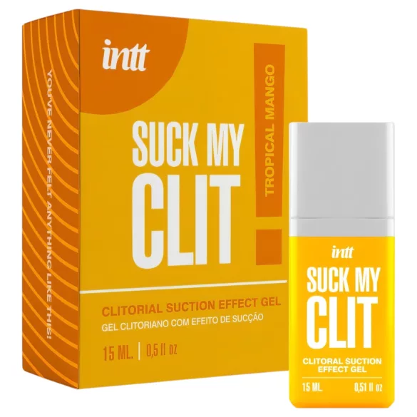 Intt Suck My Clit - klitorisz stimuláló gél nőknek - mangó (15ml)