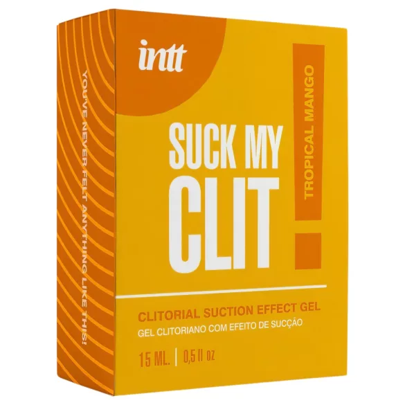 Intt Suck My Clit - klitorisz stimuláló gél nőknek - mangó (15ml)