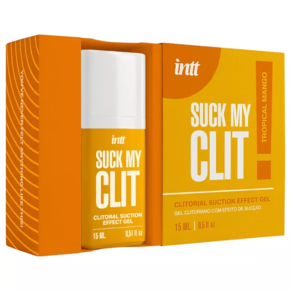 Intt Suck My Clit - klitorisz stimuláló gél nőknek - mangó (15ml)