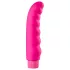 Baseks - hullámos vibrátor (rózsaszín) - 16 cm