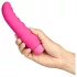 Baseks - hullámos vibrátor (rózsaszín) - 16 cm