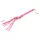 Műbőr BDSM korbács domina lovaglópálca (pink, 42 cm)