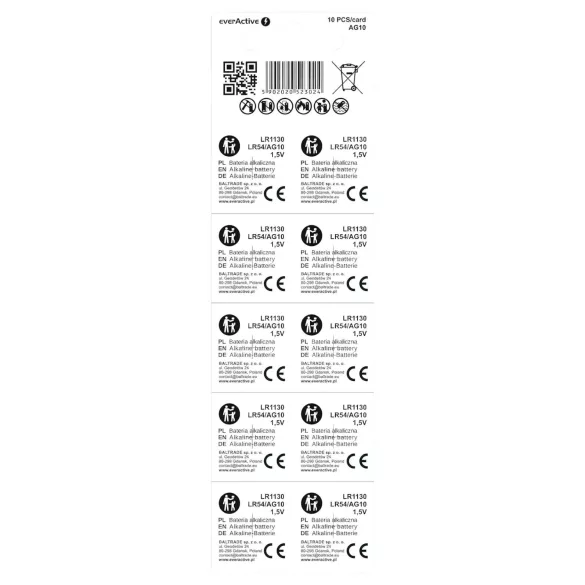 Elem - LR1130 / LR54 - 10db