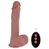 Erospace Natural Play - élethű lökő-forgó vibrátor (testszínű)