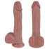 Erospace Natural Play - élethű lökő-forgó vibrátor (testszínű)