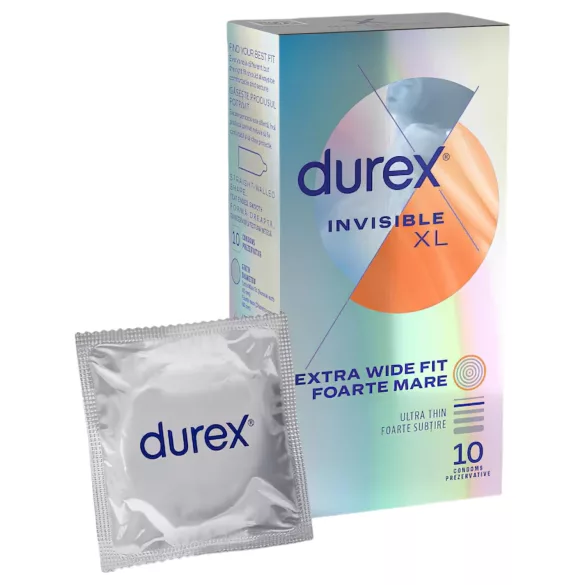 Durex Invisible XL - extra nagy óvszer (10 db)