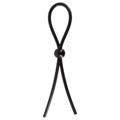 Magic Shiver - állítható péniszgyűrű (fekete)