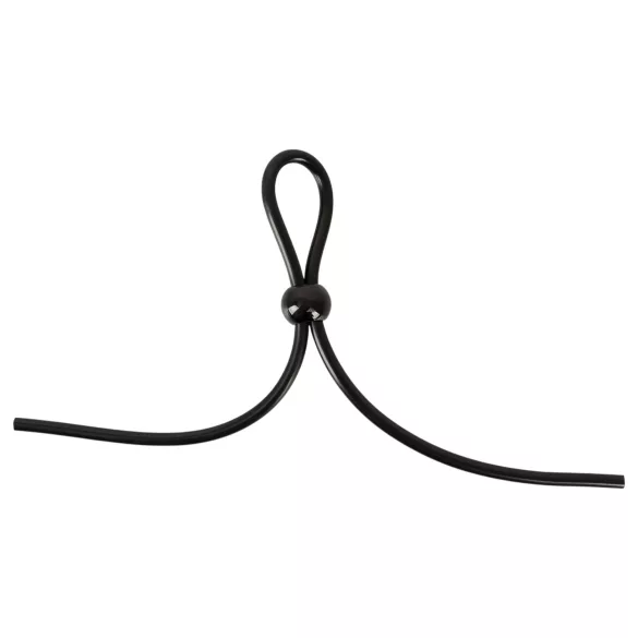 Magic Shiver - állítható péniszgyűrű (fekete)