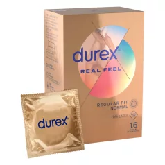 Durex Real Feel - latexmentes óvszer (16 db)