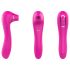 WEJOY Allen - akkus hüvelyi és csikló vibrátor (pink)