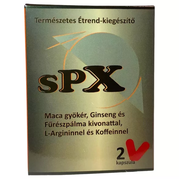 SPX - maca és ginzeng tartalmú étrend-kiegészítő kapszula (2 db)