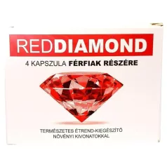   Red Diamond - természetes étrend-kiegészítő kapszula férfiaknak (4 db)