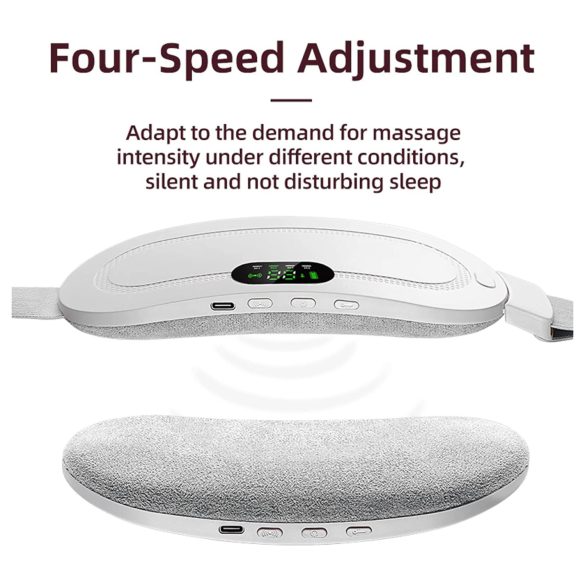 EMS - akkus menstruációs masszírozó öv (fehér)