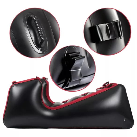 Desirel Magic Pillow - felfújható szexpóz szófa (fekete)