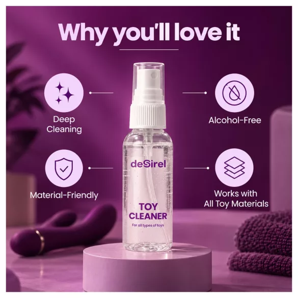 Desirel - fertőtlenítő hatású tisztító spray (50 ml)