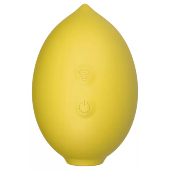 Lemon Squeeze - citrom formájú csiklószívó vibrátor (sárga)