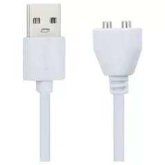   Pleasure Charge Wilson - mágneses USB töltőkábel (fehér)