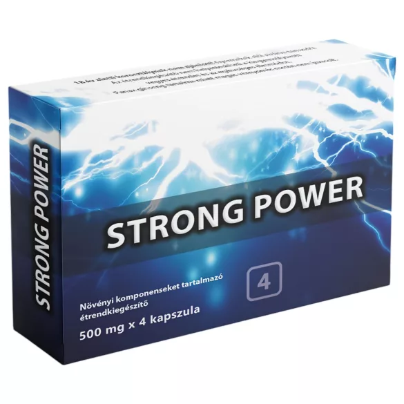 Strong Power Plus - étrend-kiegészítő kapszula férfiaknak (4 db)