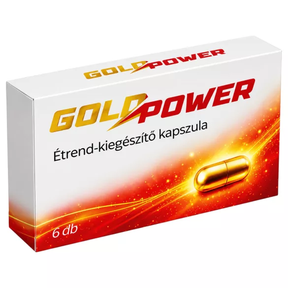 Gold Power - étrend-kiegészítő kapszula férfiaknak (6 db)