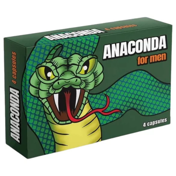 Anaconda - természetes étrend-kiegészítő kapszula férfiaknak (4 db)