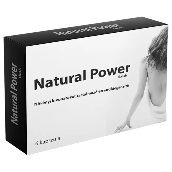 Natural Power - ginzeng tartalmú étrend-kiegészítő kapszula (6 db)