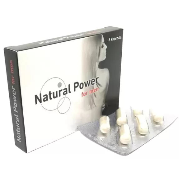 Natural Power - ginzeng tartalmú étrend-kiegészítő kapszula (6 db)