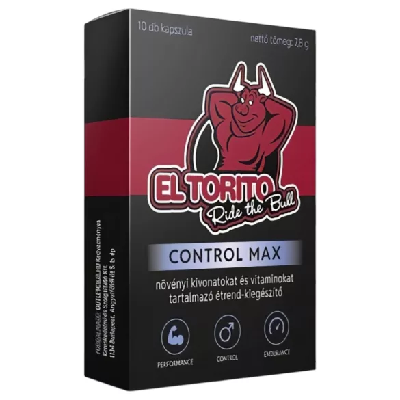 El Torito Control Max - késleltető kapszula férfiaknak (10 db)
