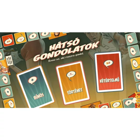 Hátsó gondolatok - Sikamlós találós kérdések felnőtt szex társasjáték