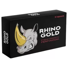   RHINO GOLD - természetes étrend-kiegészítő férfiaknak (6 db)