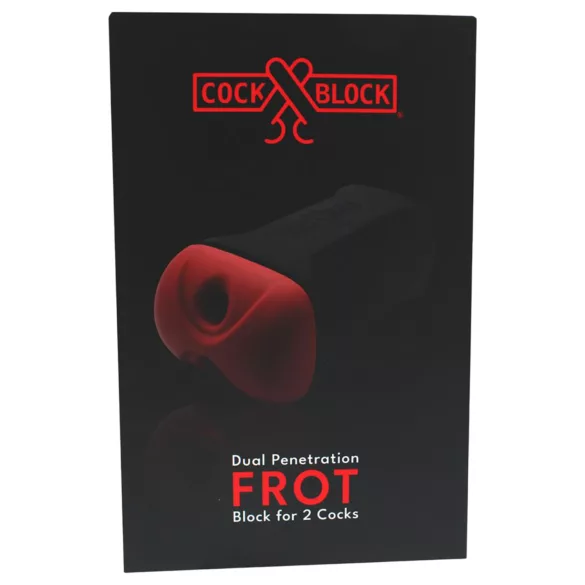CockBlock - FROT páros maszturbátor férfiaknak (fekete)