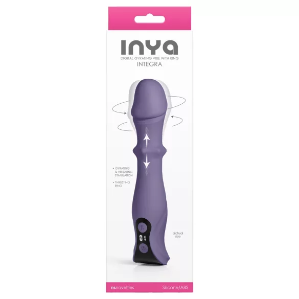 NS Novelties - lökő, forgó vibrátor (lila)