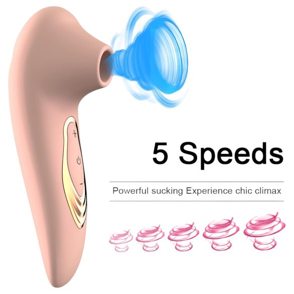 AlvUp - léghullámos csiklóizgató vibrátor (pink)