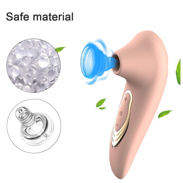 AlvUp - léghullámos csiklóizgató vibrátor (pink)