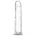 Addiction Crystal - tapadókorongos dildó (átlátszó) - 18cm