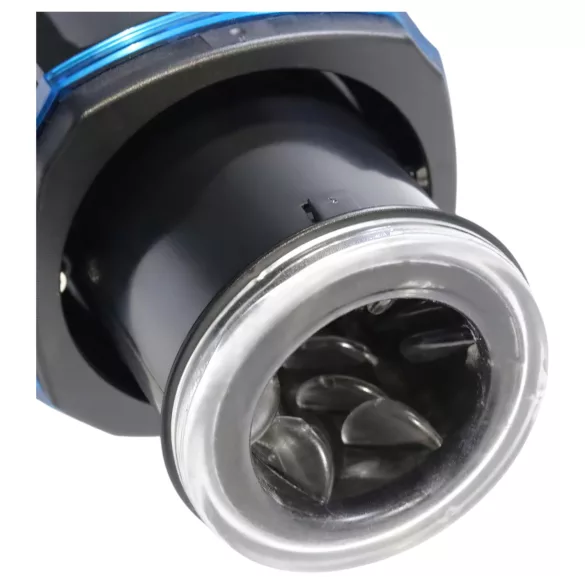Leten SM320 - nyögő, lökő, melegítő maszturbátor férfiaknak (fekete)