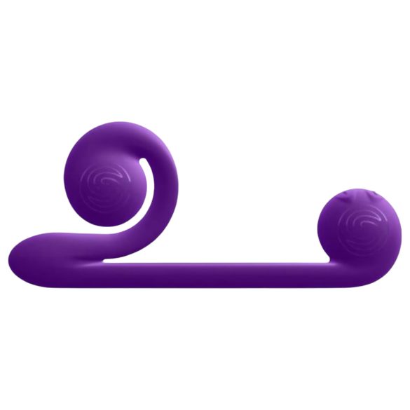 Snail Vibe Duo - akkus, 3in1 stimuláló vibrátor (lila)