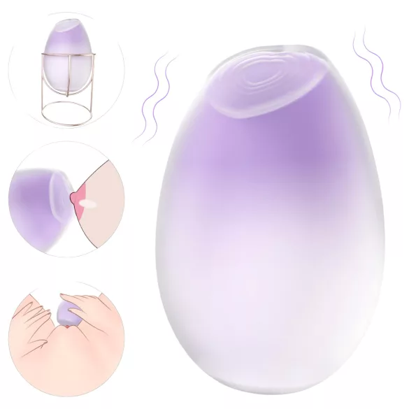 Sex HD - 2in1 bimbó- és csiklóizgató (lila)