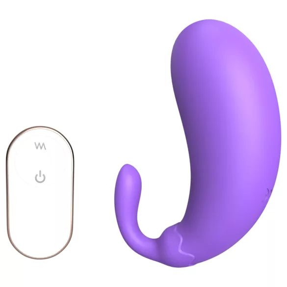 Sex HD - padlizsán formájú vibrációs tojás (lila)