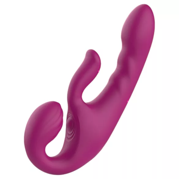 SEX HD Co-op Bliss - felcsatolható csiklókaros vibrátor (lila)