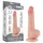 Lovetoy Sliding-Skin - herés kétrétegű dildó - 20cm (natúr)