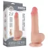 Lovetoy Sliding-Skin - herés kétrétegű dildó - 20cm (natúr)
