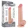 Lovetoy Sliding-Skin - herés kétrétegű dildó - 20,8cm (natúr)