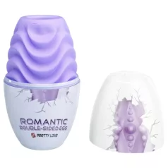   Pretty Love Romantic - maszturbátor tojás férfiaknak - 1 db (lila)