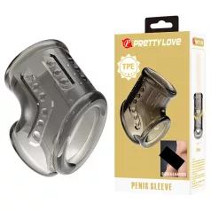 Pretty Love - pénisz- és heregyűrű (fekete)