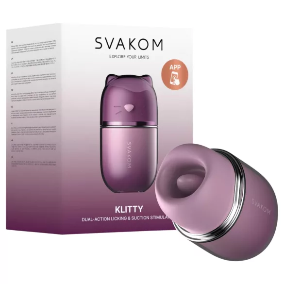 Svakom Klitty - nyaló vibrátor (lila)