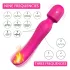 Sex HD Iris - 2 motoros melegítő wand masszírozó vibrátor (pink)