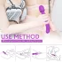 Sex HD Iris - 2 motoros melegítő masszírozó vibrátor (lila)