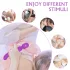 Sex HD Iris - 2 motoros melegítő masszírozó vibrátor (lila)