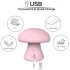 Magic Mushroom - akkus arcmasszírozó (pink)