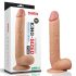 Lovetoy King-Sized - tapadókorongos, élethű dildó - 25cm (natúr)